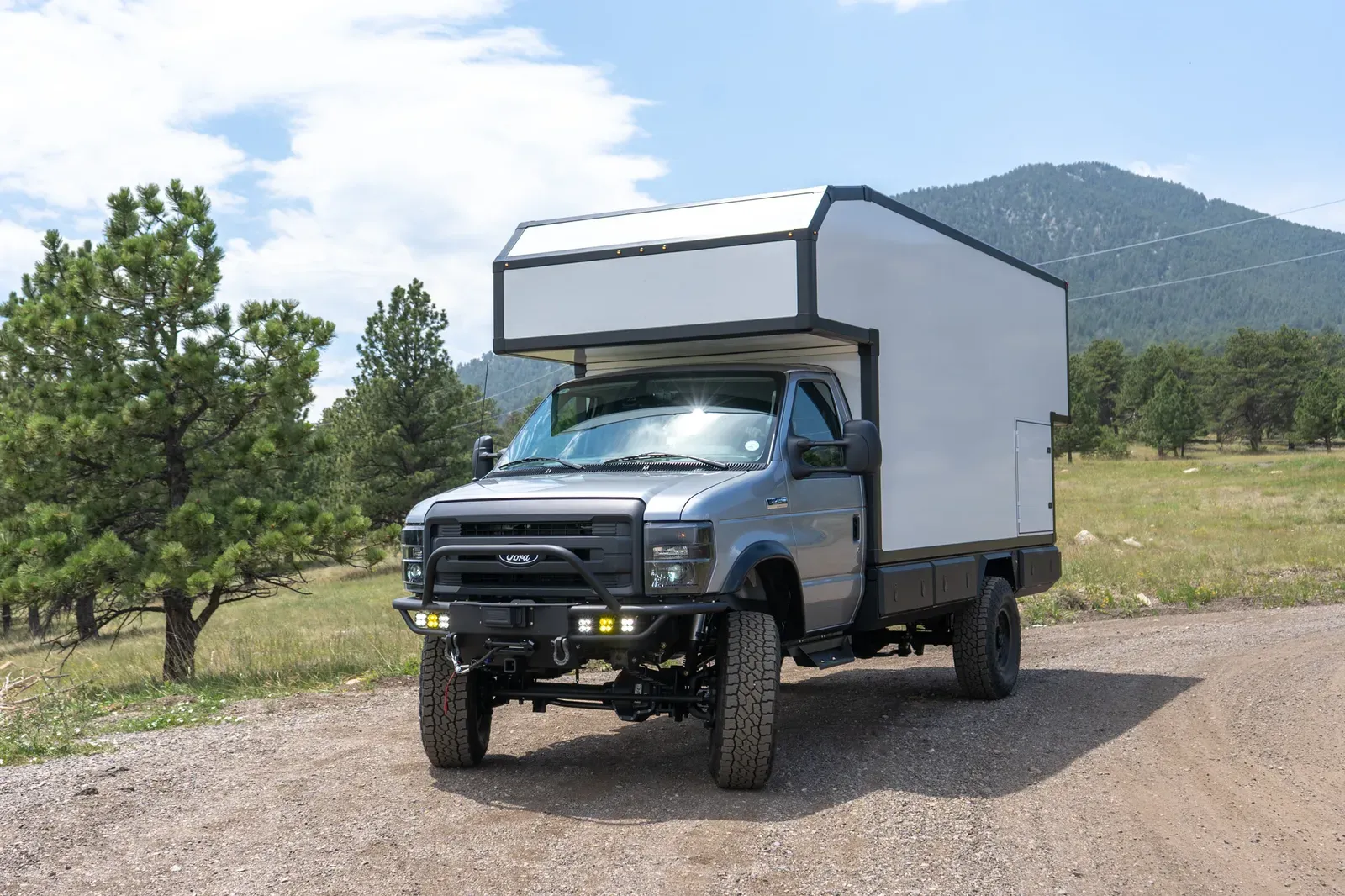 Ford E-450 composite expedition camper built by Foundation Vehicles